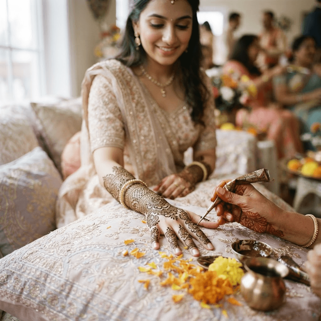 Mehendi at Home services at SAKHI